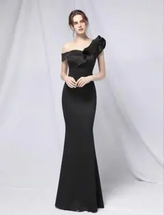 ブラックドレス　マーメイド
