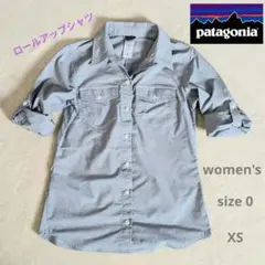 PATAGONIA　パタゴニア　wonens ロールアップシャツ　サイズ0のサムネイル