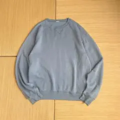 90s ラッセルアスレチック 無地 ブランク スウェット 水色 ブルー XL相当