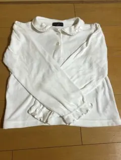 子供用　ブラウス　長袖　女の子　130cm フォーマル　白色