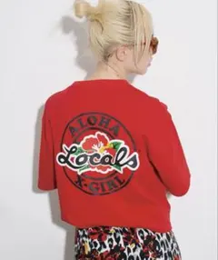 X-girl✖️LOCALS コラボ　ハワイアンTシャツのサムネイル