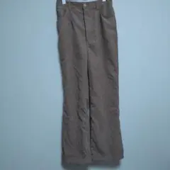 OLIVE des OLIVE　ブラウン コーデュロイ フレアパンツ