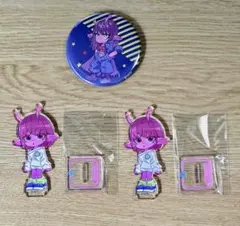 匿名配送　ミルキーサブウェイ　チハル　アカネ　アクスタ　缶バッジ　ミルサブ展