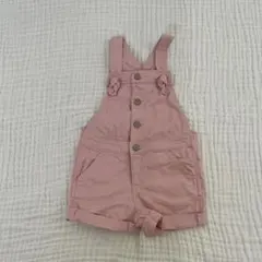 gap ピンク　オーバーオール