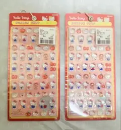 正規品　ボンボンドロップシール　mini キティ　2セット