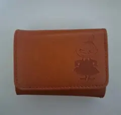 ムーミン 三つ折り コンパクト財布 BROWN