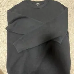 UNIQLO ブラック クルーネックニット L