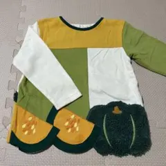 ベイビーチアー　かぼちゃトレーナー110