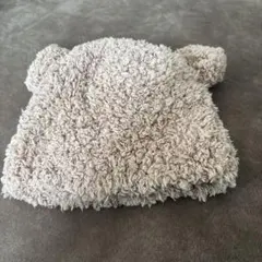 ベビー用耳付き帽子 ベージュ