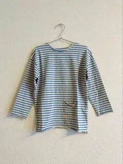 MINGO ミンゴ ボーダー長袖Tシャツ 6-8Y 120