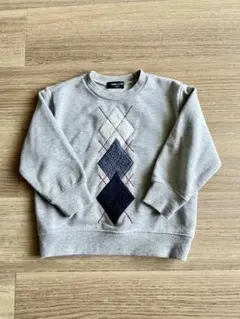 COMME CA ISM グレー トレーナー 100cm