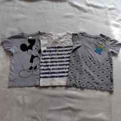 ユニクロ Tシャツ 100サイズ　３枚セット　ミッキー　リトルグリーンモンスター