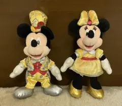 最終値下げ　TDL 30周年　ミッキーとミニー　ブローチマスコットセット