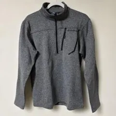 Eddie Bauer ハーフジップスウェット Sサイズ グレー