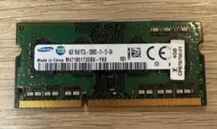 Samsung製ノート用メモリー　PC3-12800S 4GB