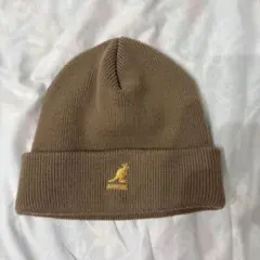 KANGOL ニット帽 ビーニー ブラウンのサムネイル