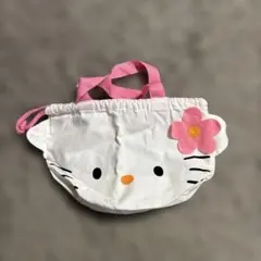 【希少/当時物】ハローキティ 巾着トートバッグ レトロ サンリオ 1998年