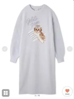 ジェラートピケ　シーズ―ジャガードワンピース