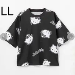 ハローキティ ブラック Tシャツ LLサイズ