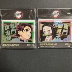 鬼滅の刃 ホログラム缶バッジ 炭治郎 ねずこ