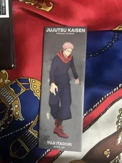 呪術廻戦　虎杖悠仁　大交流展　ロングスクエア缶バッジ