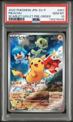 【psa10】ポケモンカード ピカチュウ スカバイ プロモ P