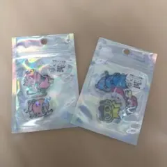 Tamagotchi オーロラ　ホログラム加工のクリアシール　2個セット