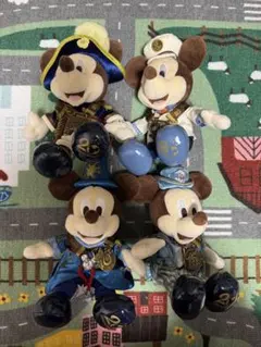 ディズニーシー　20周年　タイムトゥシャイン　ミッキー　ミニー　ぬいぐるみ