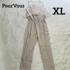PourVous オールインワン パンツスーツ フォーマル　XL