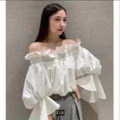 SNIDEL オフショルダー トップス ONE SIZE