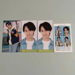 川島如恵留くん(Travis Japan)  デタカ厚紙証明写真セット