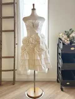 【 9号】ミニウェディングドレス 結婚式 パーティー 二次会 ロケフォト