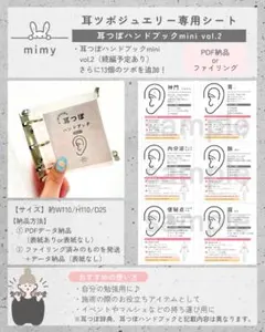 耳ツボジュエリー | 耳つぼハンドブック | 耳つぼ辞典 | - メルカリ