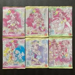 プリキュアオールスターズ　色紙アートパッケージ(外装/袋/包材)　6種　開封済みのサムネイル