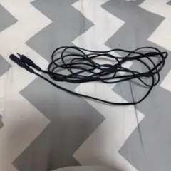 3.5mmステレオプラグ延長ケーブル 約1.5m ブラック