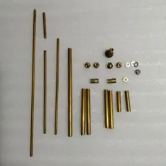 真鍮部品 全ネジロッド 中空パイプ 等
