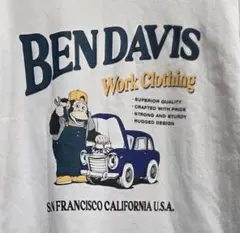 BEN DAVIS ロングスリーブ Tシャツ ホワイト