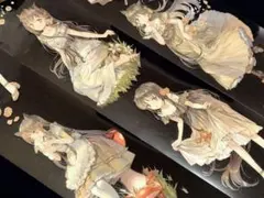 切売 1717★ 海外 マスキングテープ マステ PET 装飾 人物 烫銀