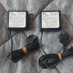 【とんがりやま様】専用 au 共通ACアダプタ02 0203PQA 2ケ分