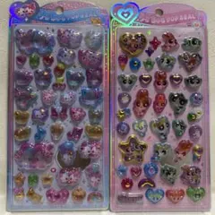 【正規品】まじかるみゅーちゃん パワーパフガールズ うるちゅるポップシール2点