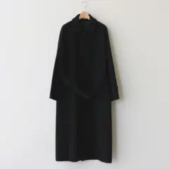 AURALEE 21AW サイズ0カシミアウールモッサーステンカラーコート 希少】AURALEE 21AW カシミヤウールモッサステンカラーコート 0 黒