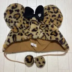 ヒョウ柄ファンキャップ