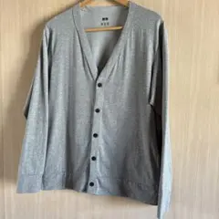 UNIQLO カーディガン L エアリズム　UVカットDRY グレーのサムネイル