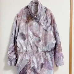 Trend Fashion 総柄 フード付き ジャンパー ブルゾンサイズ【L】