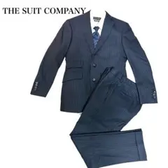 THE SUIT COMPANY ブラック　フォーマルスーツ　カシミヤ混　160