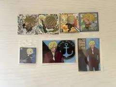 ONE PIECE サンジ ステッカー・カードセット 7枚