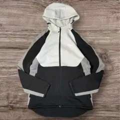 美品✨PUMA プーマ ジップパーカー M グレー 黒 テック ドロップテール