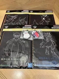 一番くじ　ポケモン メガシンカ タオル チャーム 6点セット