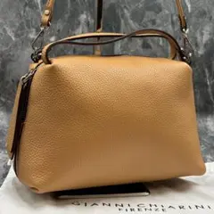 未使用品 ジャンニキアリーニ アリファ ショルダーバッグ ハンドバッグ 2way
