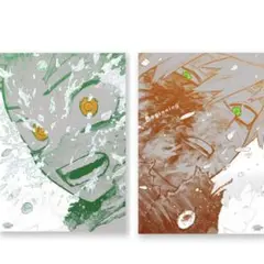 ヒロアカ 原画展 ポスター 爆豪勝己 緑谷出久 the beginning